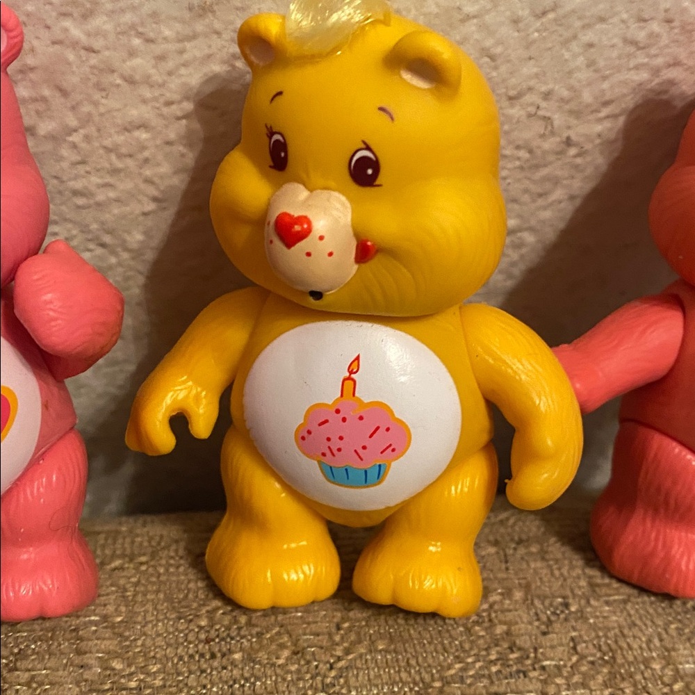 Vintage Lot of 4 Posable Care Bear Figures - Picture 4 of 9